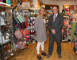 Roy and Louise Wright, owner of Farrago in Heathfield 